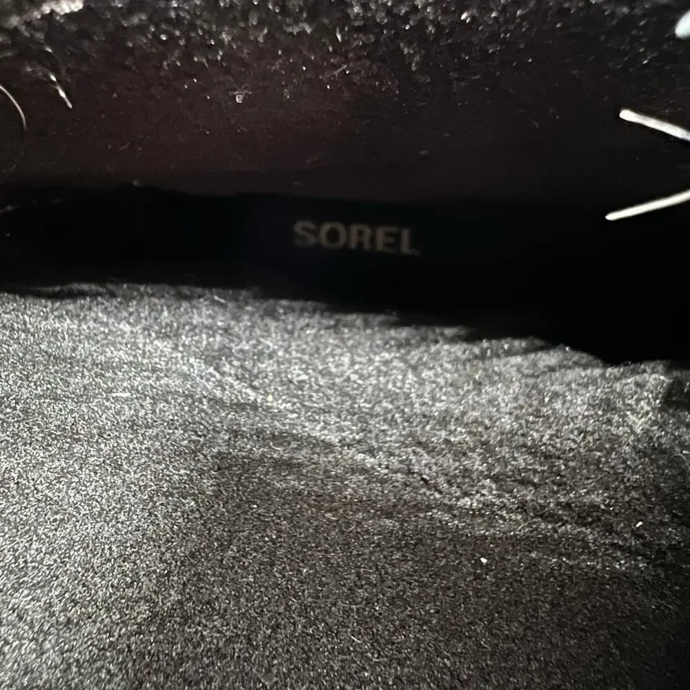 Sorel Womens Size 6.5  Tofino II Waterproof Faux Fur Trim‎ Boots Black Stone NWT